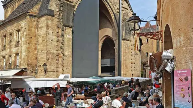 Marché couvert de Sarlat, ancienne église Sainte-Marie