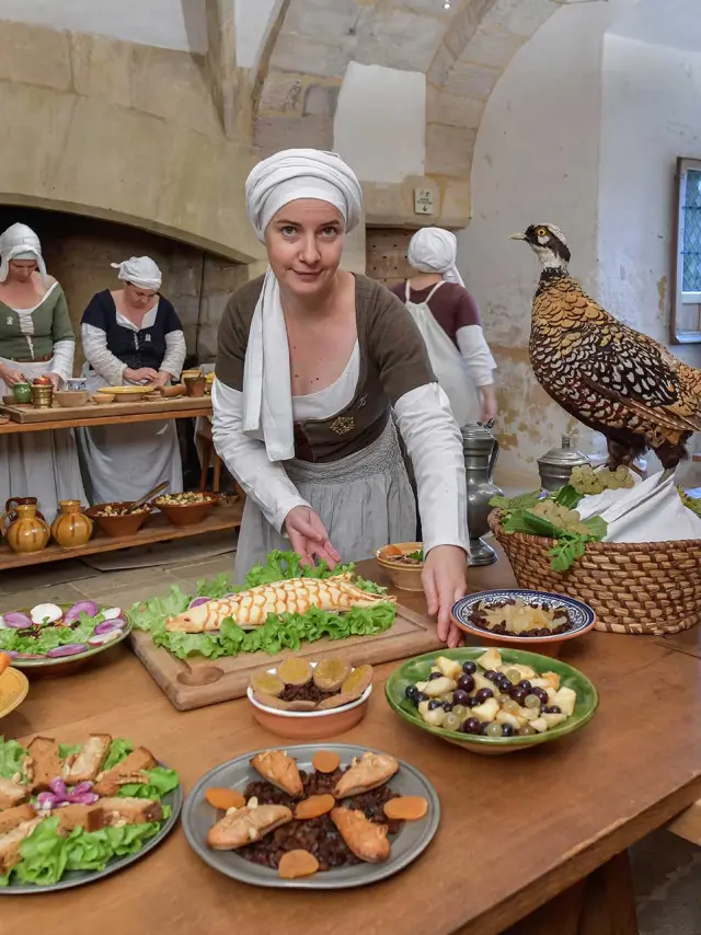Visite animée sur l'art culinaire au Château de Castelnaud