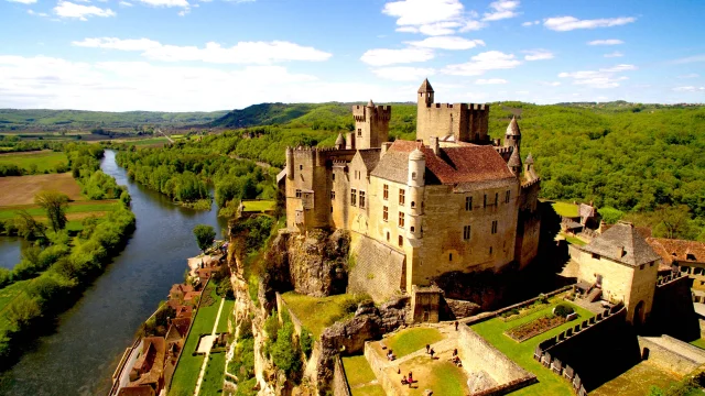 Beynac Vue Aerienne