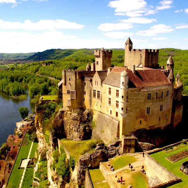 Beynac Vue Aerienne