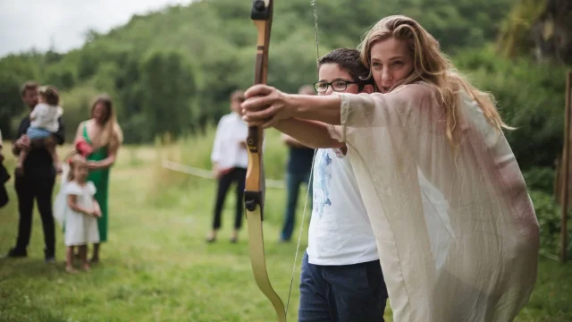 Chateau Activites Enfants Dordogne Tir A Larc Chateau De Commarque Ca 096 @erphotos