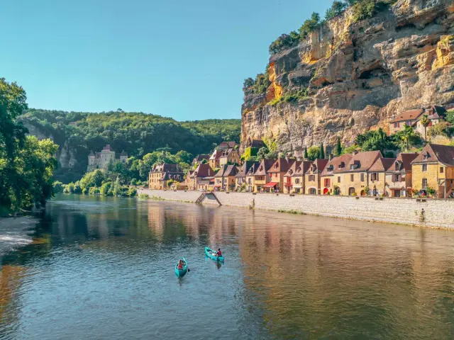 Canoë sur la Dordogne à La Roque Gageac