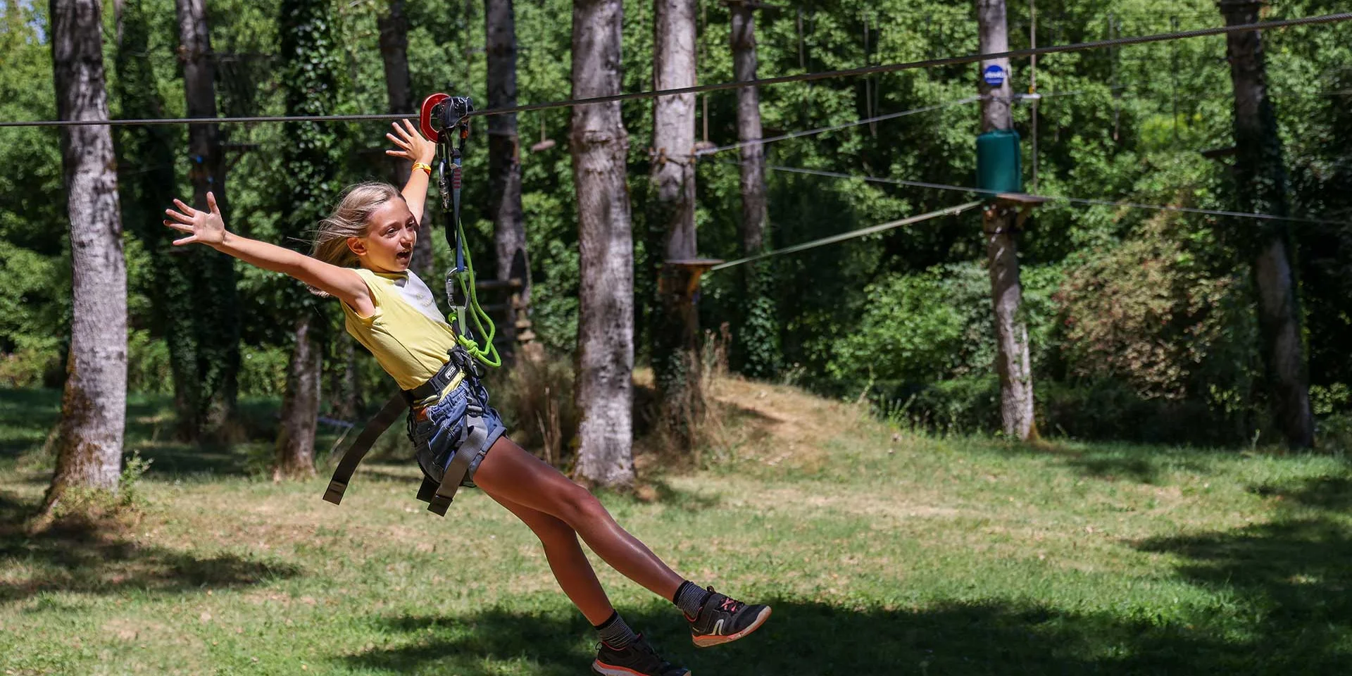 Parcours accrobranche Le Conquil à Saint-Léon sur Vézère