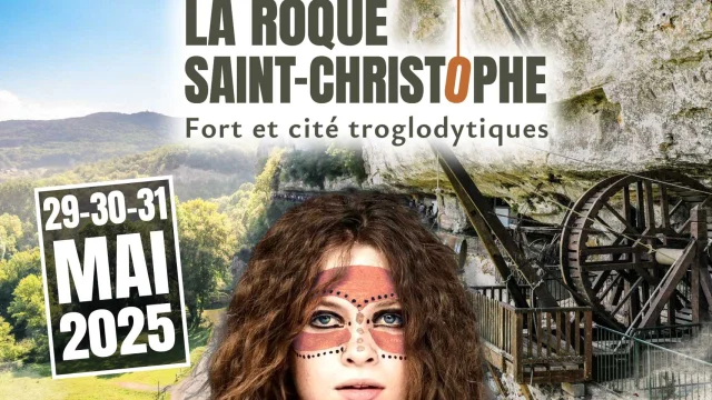 Les Préhistoriales de la Roque Saint-Christophe pour l'Ascension
