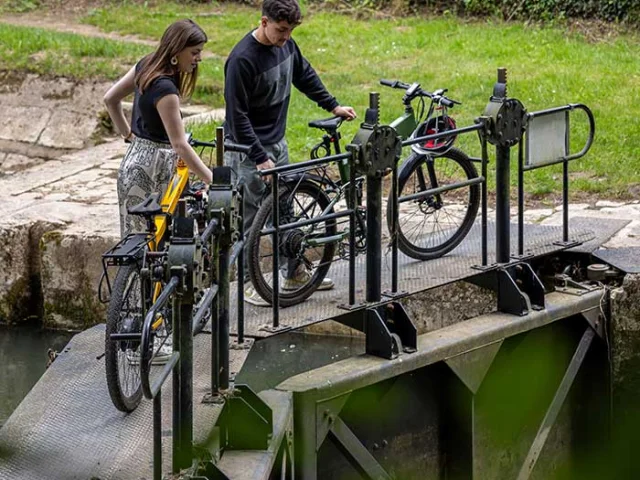 Balade à vélo sur la voie verte de la Vallée de l'Isle