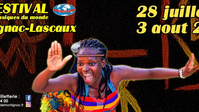 Festival Cultures Aux Coeurs Montignac 2025 Visuel
