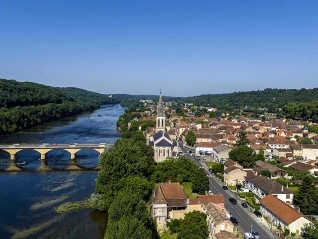 Balade à vélo sur la voie verte V91 entre Couze et Mauzac. Lalinde