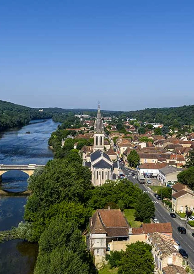 Balade à vélo sur la voie verte V91 entre Couze et Mauzac. Lalinde