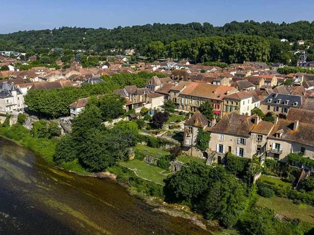 Balade à vélo sur la voie verte V91 entre Couze et Mauzac. Lalinde