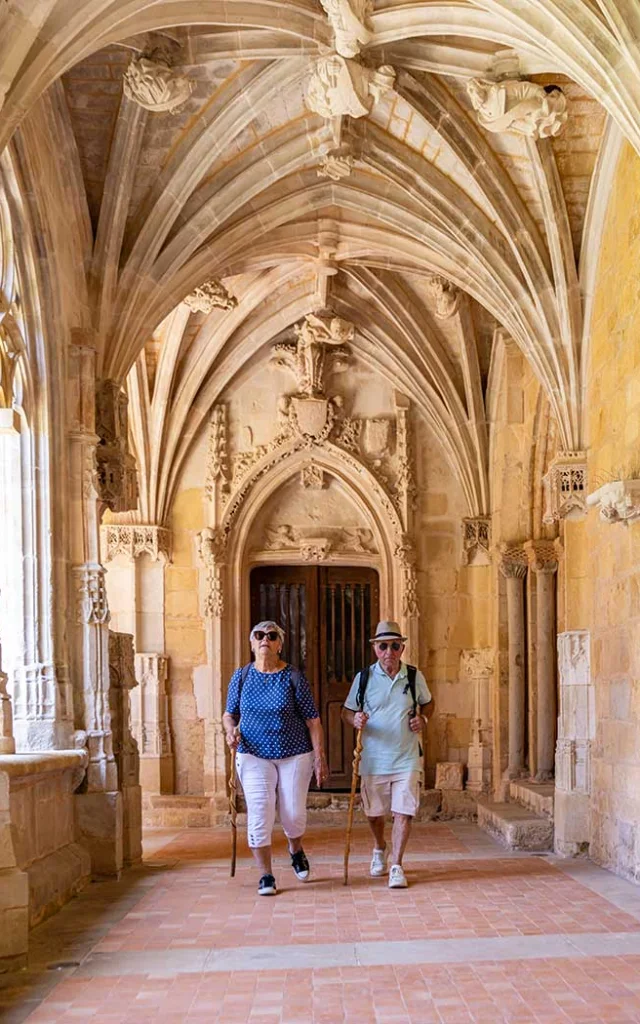 Cloître de l'abbaye de Cadouin - Chemin d'Amadour