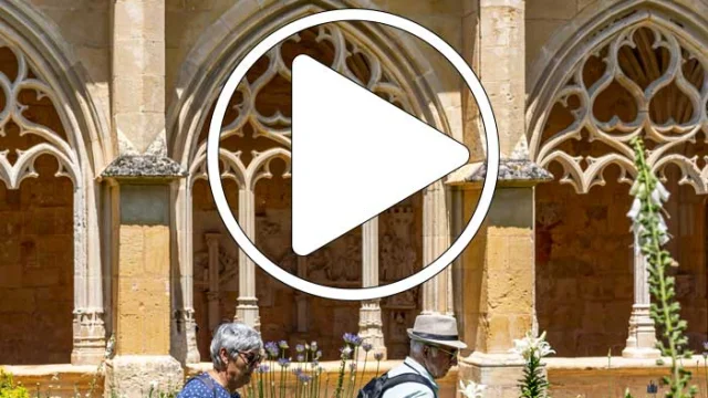 Cloître de l'abbaye de Cadouin - Chemin d'Amadour