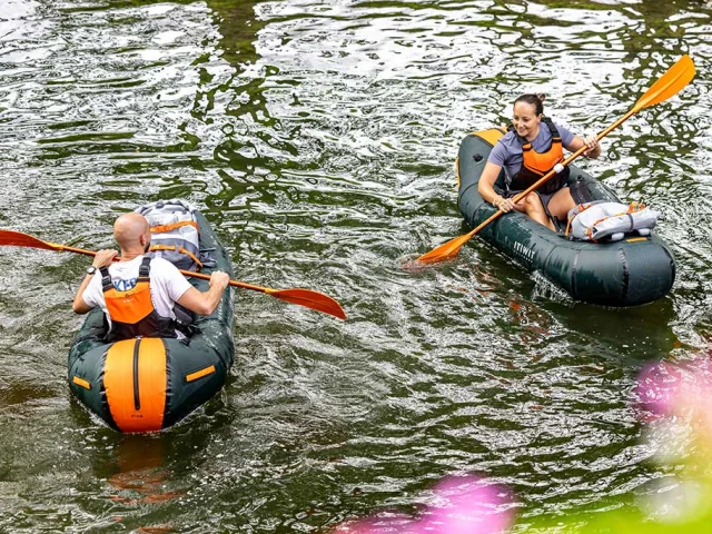 Packraft sur la Dronne