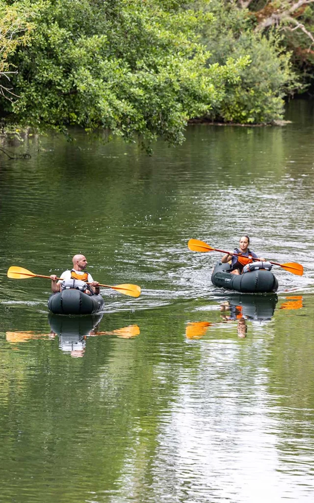 Packraft sur la Dronne