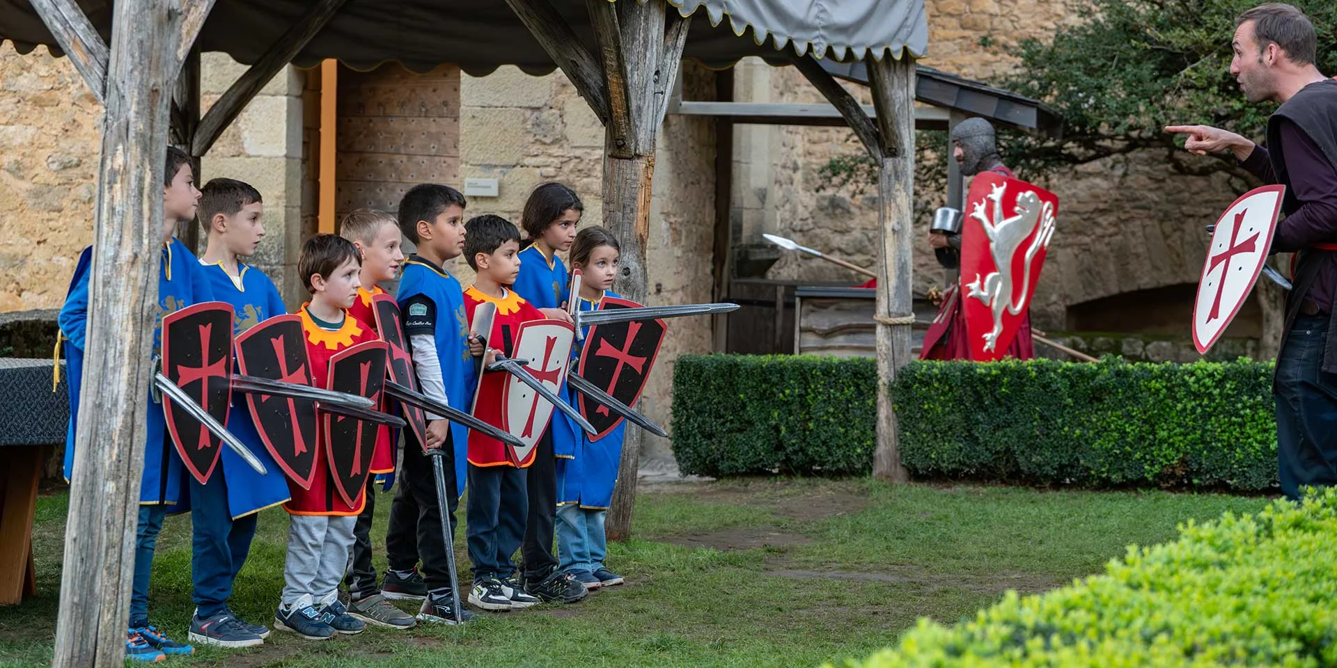 Animation Ecole de Chevalerie - Château de Castelnaud