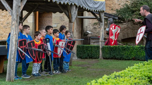 Animation Ecole de Chevalerie - Château de Castelnaud