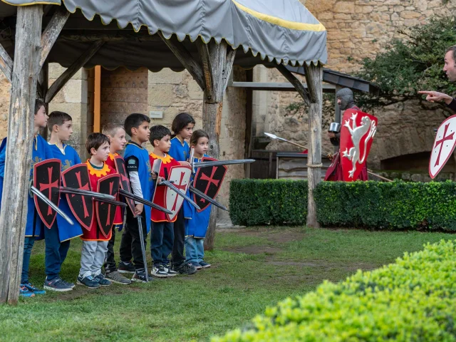 Animation Ecole de Chevalerie - Château de Castelnaud