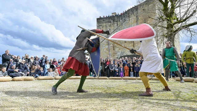 Démonstration de combat féodal - Château de Castelnaud
