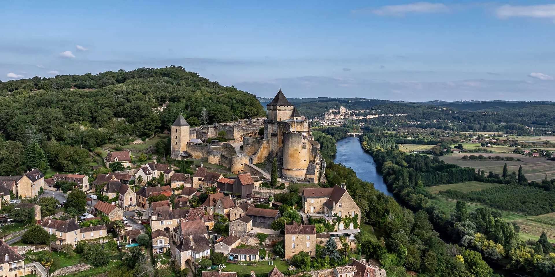 Castelnaud La Chapelle, village et château