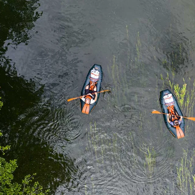 Packraft sur la Dronne