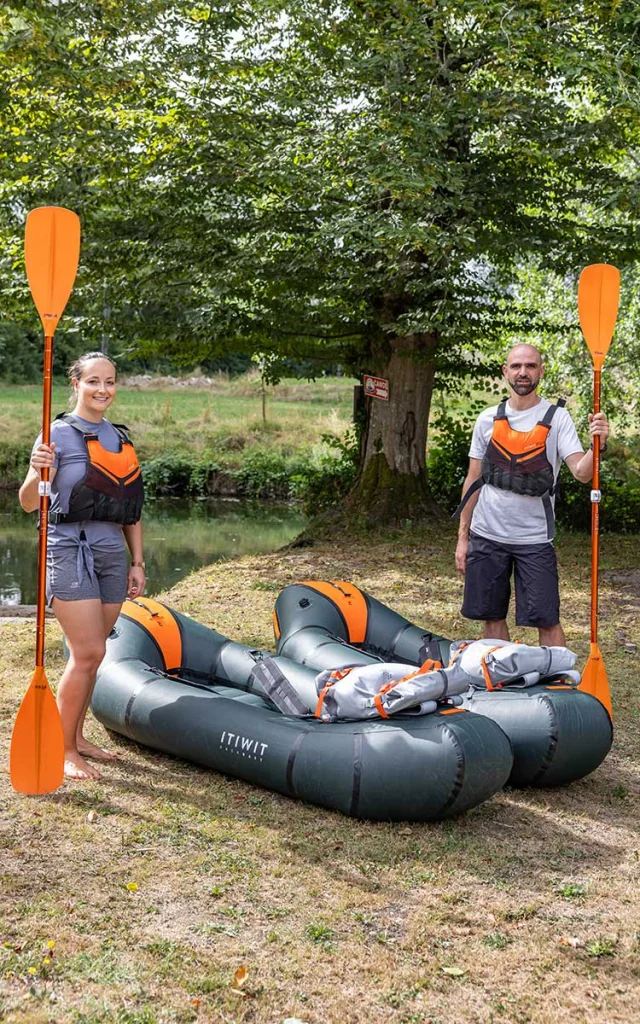 Packraft sur la Dronne
