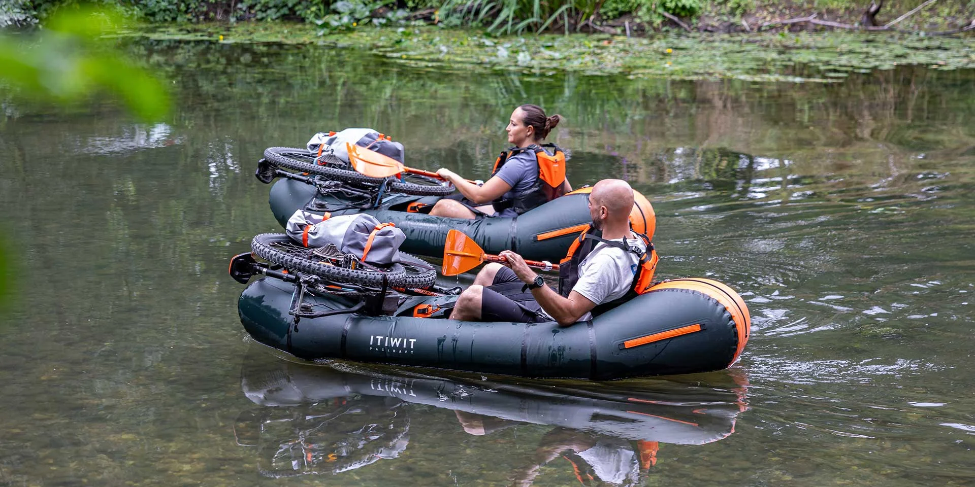 Packraft sur la Dronne