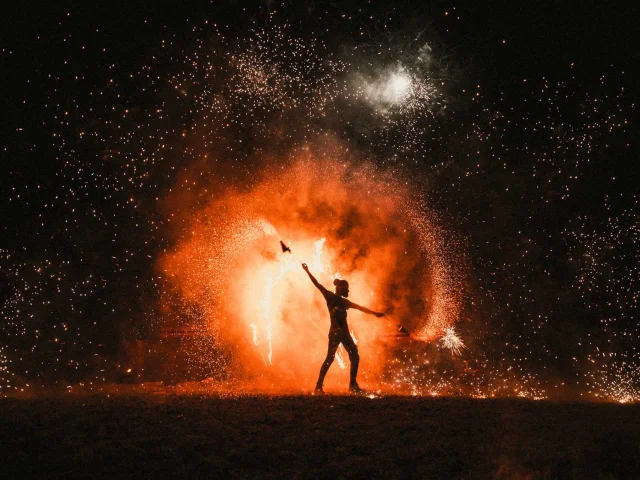 Cie Face & Fire - Spectacle pyrotechnique