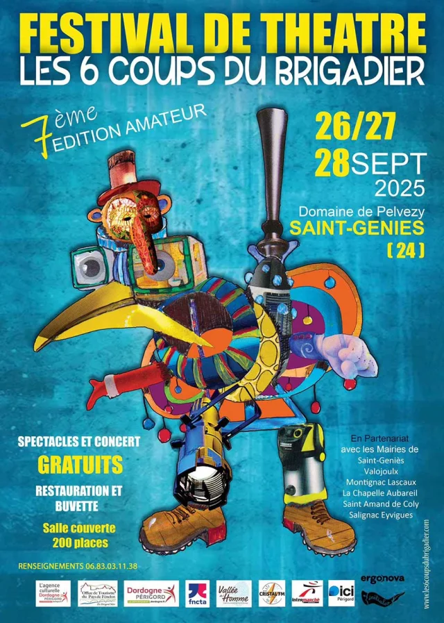 Festival 6 Coups Brigadier 2025 Affiche
