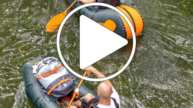 Packraft sur la Dronne