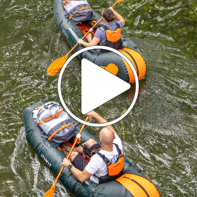 Packraft sur la Dronne