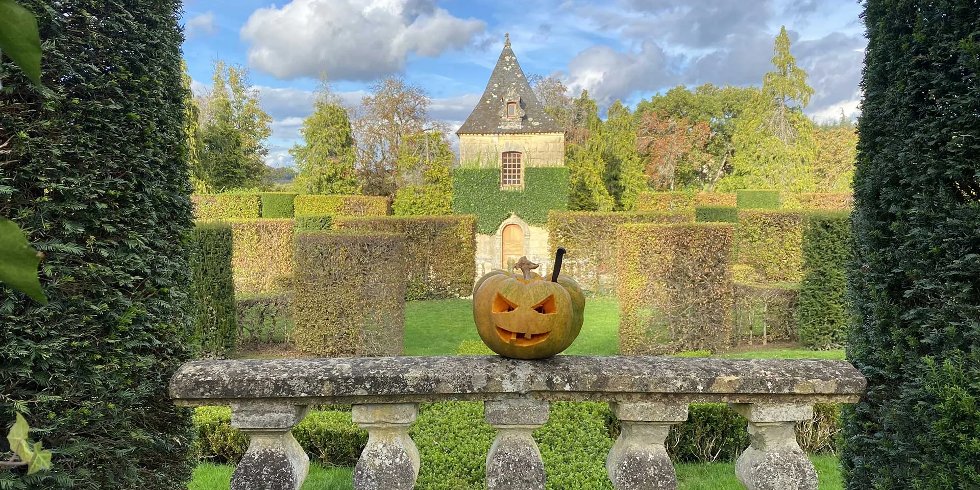 Halloween aux Jardins d'Eyrignac à Salignac-Eyvigues
