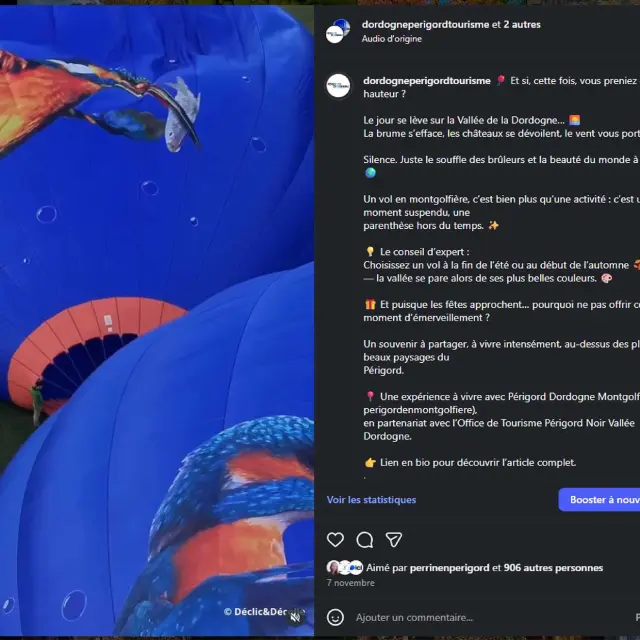 Production de contenus CDT Dordogne