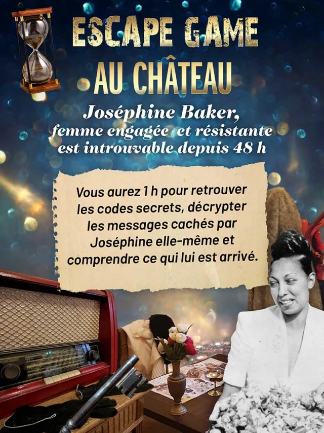 Escape game au Château des Milandes à Castelnaud