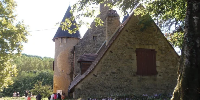 Dimanche 18 septembre, les extérieurs du château de La Boétie étaient accessibles à la visite. Photo Léna Badin