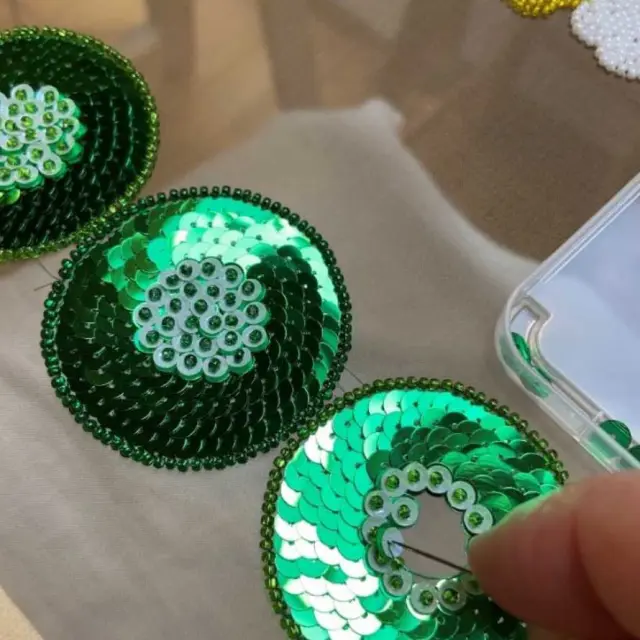 Fabienne Audibert, Brodeuse d'art en lumière