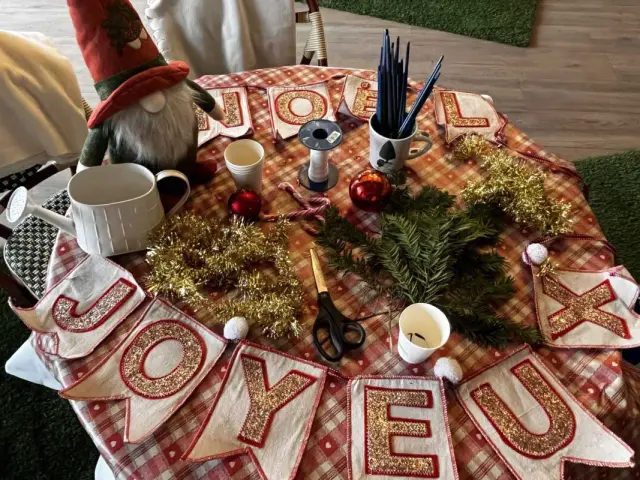 Atelier créatif de Noël aux Jardins d'Eyrignac