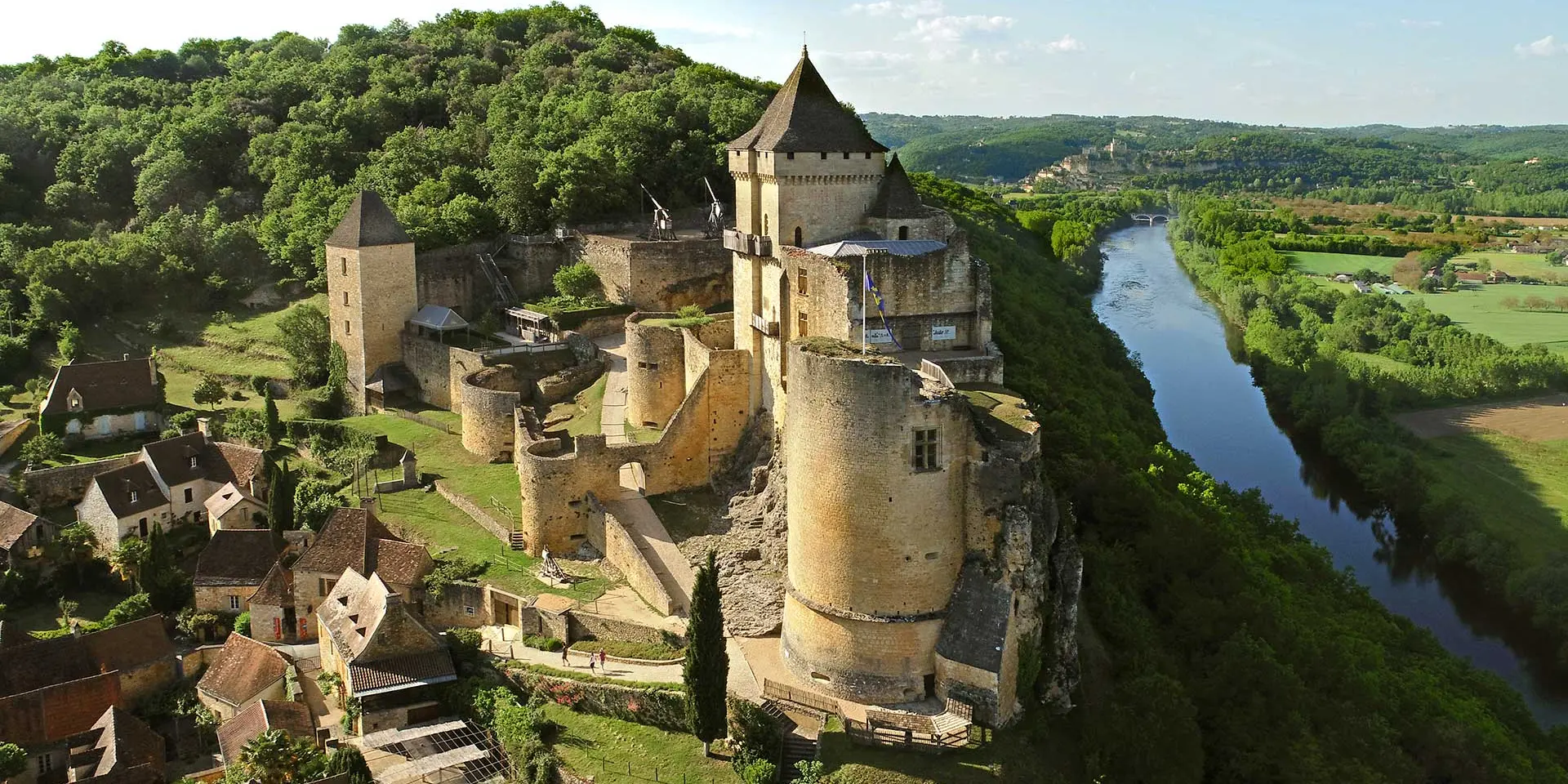 Château de Castelnaud et Vallée de la Dordogne