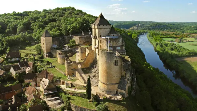 Château de Castelnaud et Vallée de la Dordogne