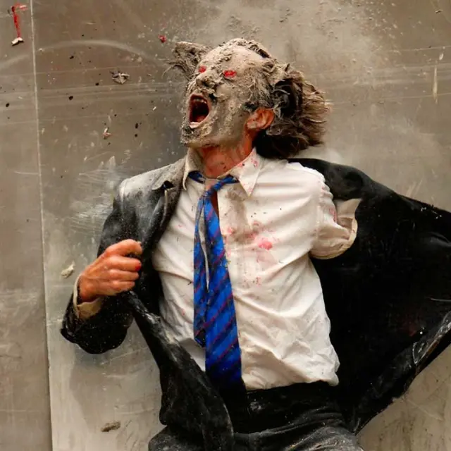 « Transfiguration », performance d’Olivier de Sagazan