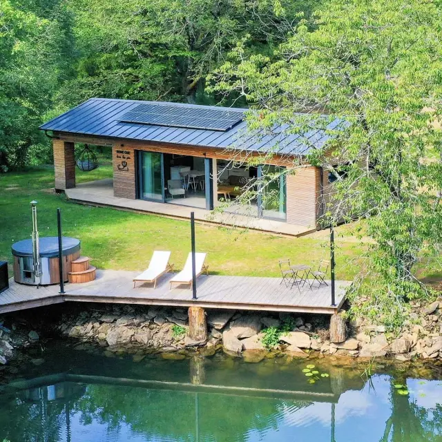 Home chic dans les près à Angoisse