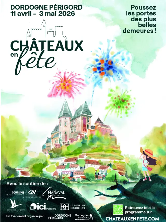 261213 Chateaux En Fete Affiche Portrait A3