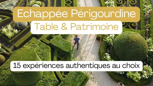 Coffret cadeau Echappée Périgourdine - Table et Patrimoine