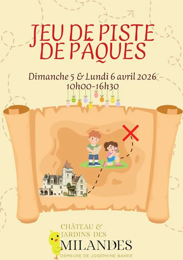Jeu De Piste De Paques 2026 - Château des Milandes