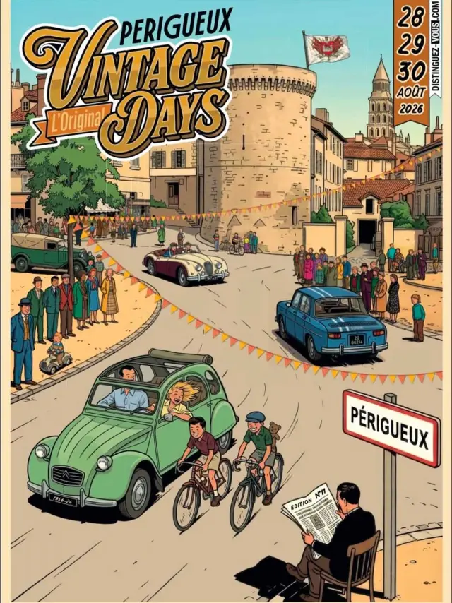 Vintage Days Perigueux Affiche 2026