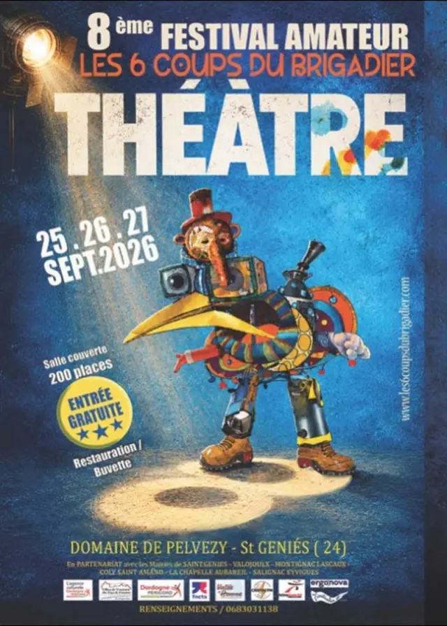 Festival 6 Coups Brigadier 2026 Affiche