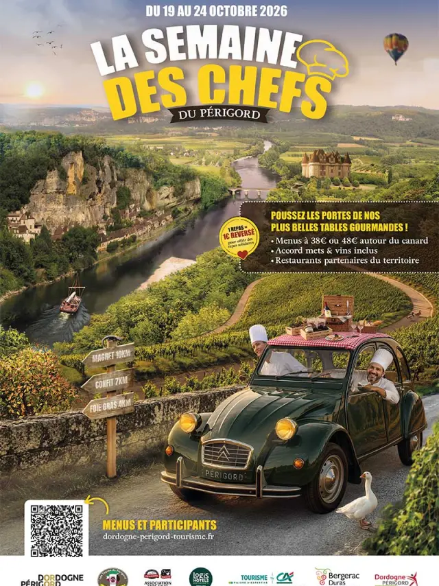 Affiche Semaine des Chefs du Périgord