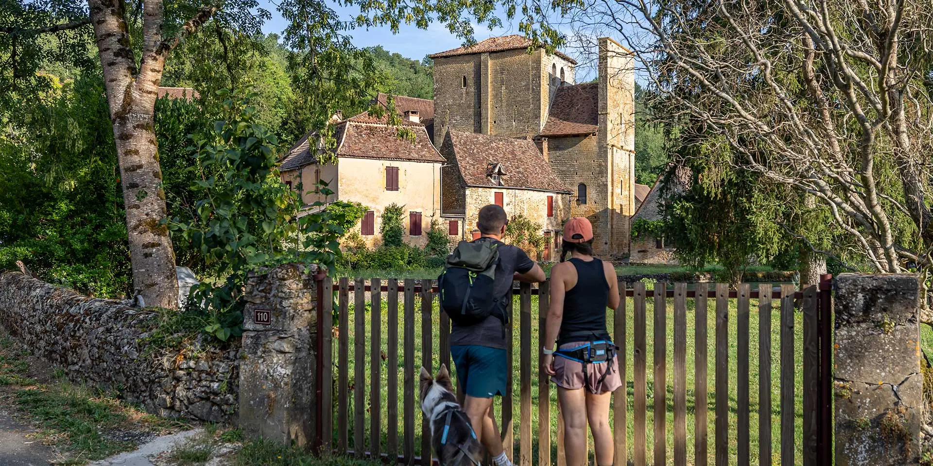 Chemin d'Amadour en Dordogne. Etape Le Buisson de Cadouin - Belvès