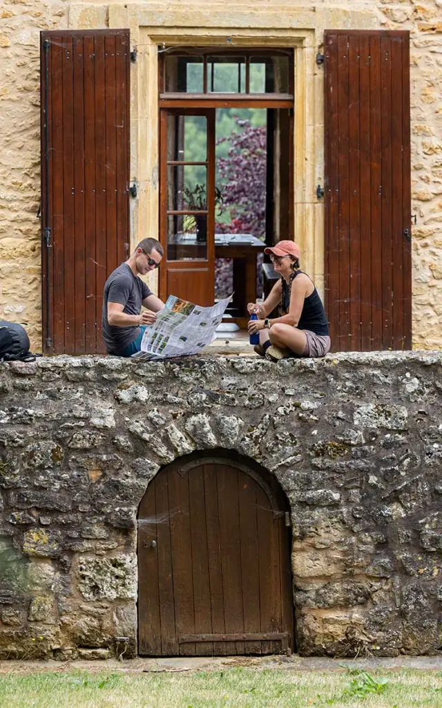 Chemin d'Amadour en Dordogne. Etape Le Buisson de Cadouin - Belvès