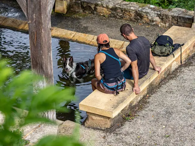 Chemin d'Amadour en Dordogne. Etape Le Buisson de Cadouin - Belvès