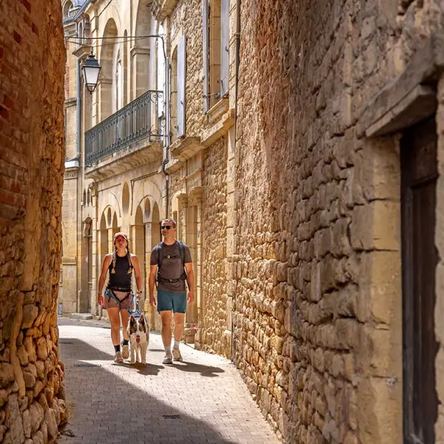 Chemin d'Amadour en Dordogne. Etape Le Buisson de Cadouin - Belvès