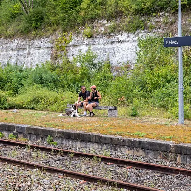 Chemin d'Amadour en Dordogne. Etape Le Buisson de Cadouin - Belvès